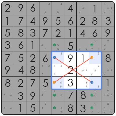 color sudoku game board